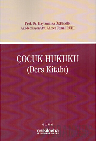 Çocuk Hukuku (Ders Kitabı) Ahmet Cemal Ruhi