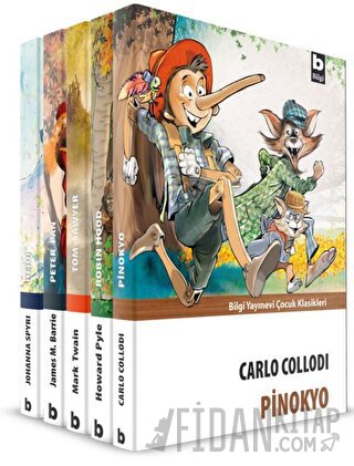 Çocuk Kahramanlar Dizisi (5 Kitap) Carlo Collodi
