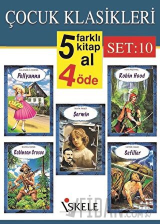 Çocuk Klasikleri (5 Kitap Takım) Set: 10 Kolektif