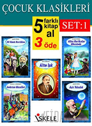 Çocuk Klasikleri Set: 1 (5 Kitap Takım) Kolektif