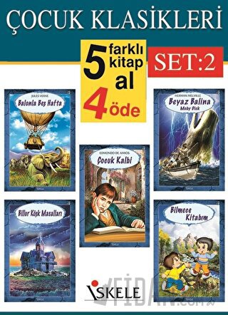 Çocuk Klasikleri Set: 2 (5 Kitap Takım) Kolektif