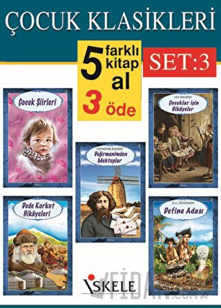 Çocuk Klasikleri Set: 3 (5 Kitap Takım) Kolektif