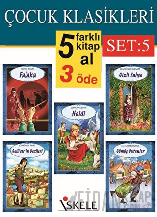 Çocuk Klasikleri Set: 5 (5 Kitap Takım) Kolektif