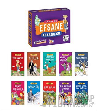Çocuklar İçin Efsane Klasikler – (10 Kitap + Soru Kitapçığı)