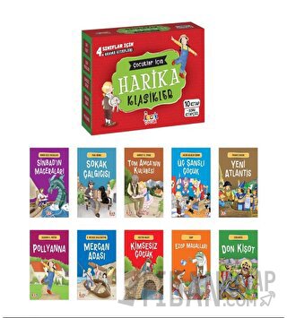 Çocuklar için Harika Klasikler (10 Kitap + Soru Kitapçığı)