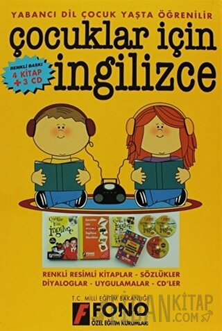 Çocuklar İçin İngilizce Seti (4 kitap + 3 CD) Kolektif