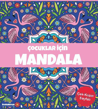 Çocuklar İçin Mandala-Lacivert