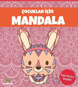 Çocuklar İçin Mandala-Pembe