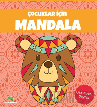 Çocuklar İçin Mandala-Turuncu