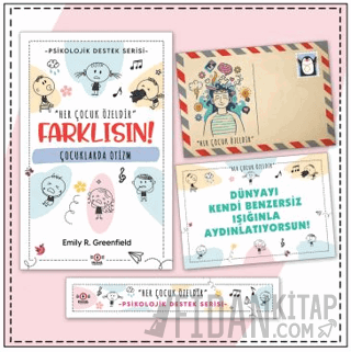 Çocuklar İçin Psikolojik Destek Serisi - Çocuklarda Otizm - Kartpostal ve Ayraç