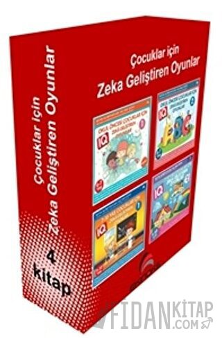 Çocuklar için Zeka Geliştiren Oyunlar (4 Kitap Takım)