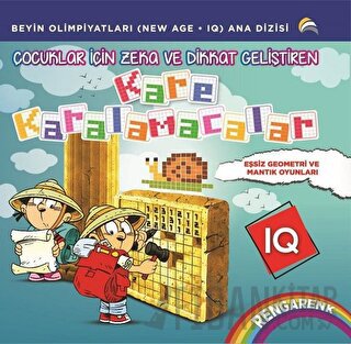 Çocuklar İçin Zeka ve Dikkat Geliştiren Kare Karalamacalar