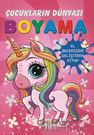 Çocukların Dünyası Boyama Kitabı 5 - Tek Boynuzlu At