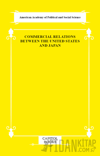 Commercial Relations Between the United States and Japan