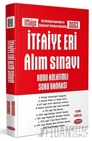 İtfaiye Eri, Zabıta Memuru ve Memur Alım Sınavı Konu Anlatımlı