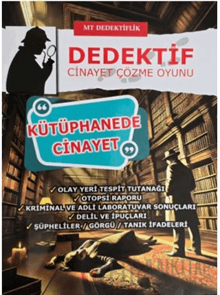 Dedektiflik Cinayet Çözme Oyunu - Kütüphanede Cinayet