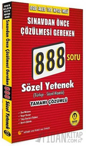 DGS ALES 888 Sözel Yetenek Video Çözümlü Soru Bankası