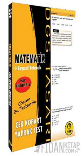 DGS Matematik Yaprak Test Tasarı Yayıncılık Kolektif