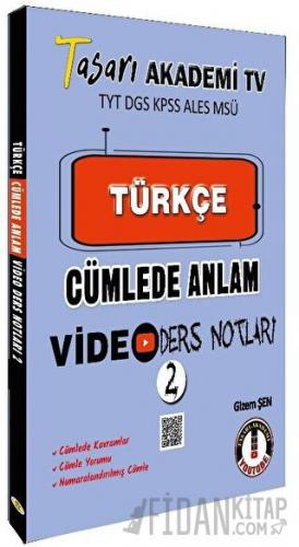DGS Türkçe Cümlede Anlam Video Ders Notları - 2 Gizem Şen