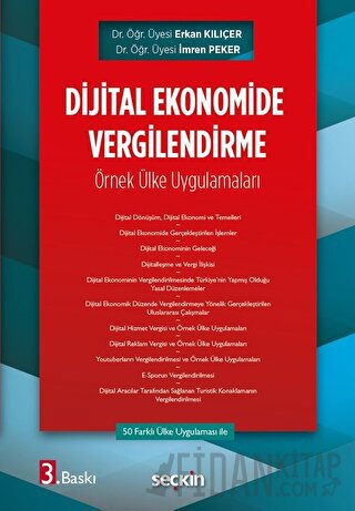 Dijital Ekonomide Vergilendirme Örnek Ülke Uygulamaları Erkan Kılıçer