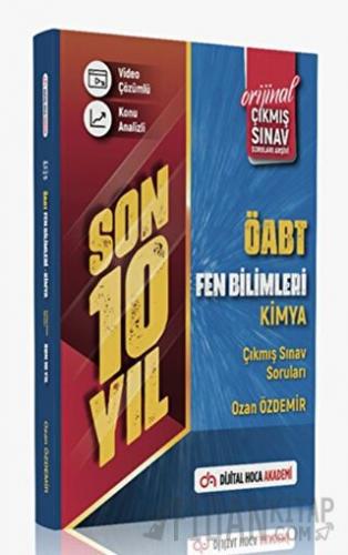 Dijital Hoca 2023 ÖABT Fen Bilimleri Kimya Son 10 Yıl Orijinal Çıkmış 