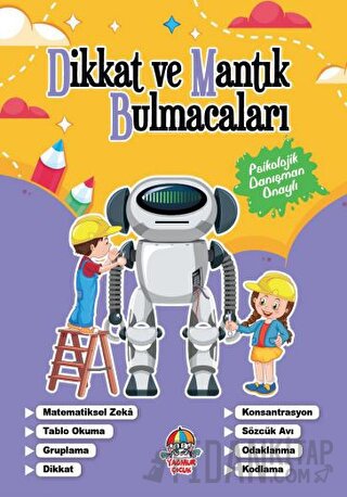 Dikkat Ve Mantık Bulmacaları - Mor Kitap