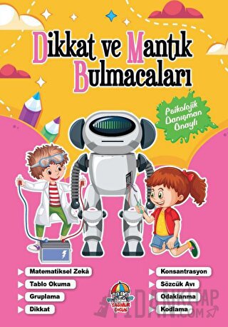 Dikkat Ve Mantık Bulmacaları - Pembe Kitap