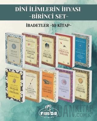 Dini İlimlerin İhyası Birinci Set İbadetler (10 kitap) İmam Gazali