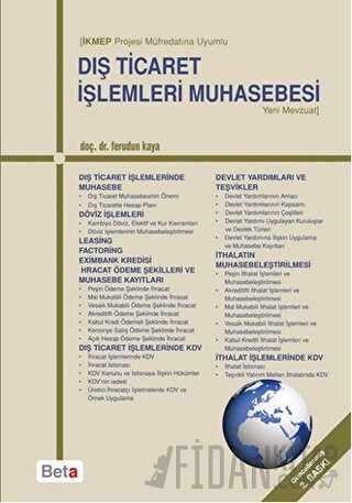 Dış Ticaret İşlemleri Muhasebesi