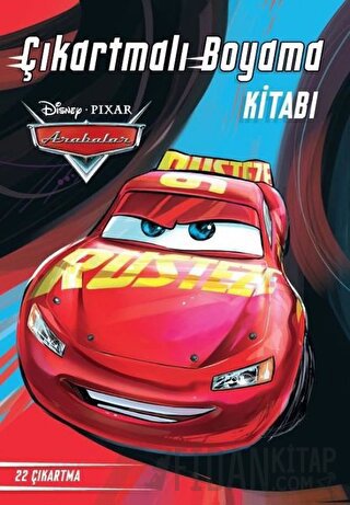 Disney Arabalar Çıkartmalı Boyama Kitabı Kolektif