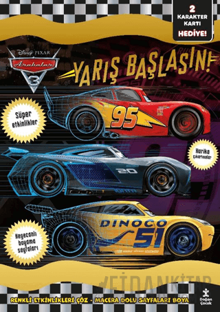 Disney Arabaları - Parıltılı Etkinlikler Kitabı (Ciltli) Kolektif