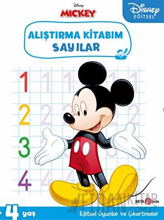 Disney Eğitsel Çıkartmalı Mickey Alıştırma Kitabım Sayılar