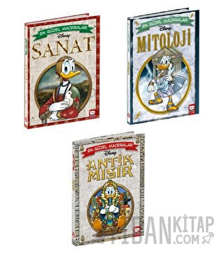 Disney En Güzel Maceralar Sanat + Mitoloji + Antik Mısır Seti 3 Kitap