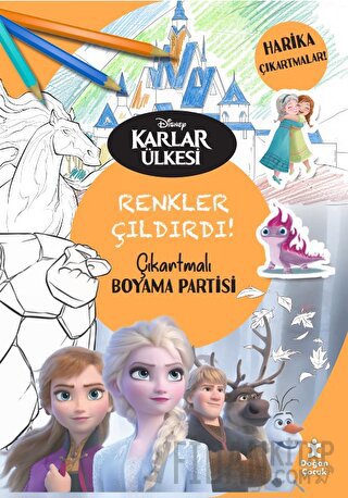 Disney Karlar Ülkesi - Renkler Çıldırdı! Çıkartmalı Boyama Partisi