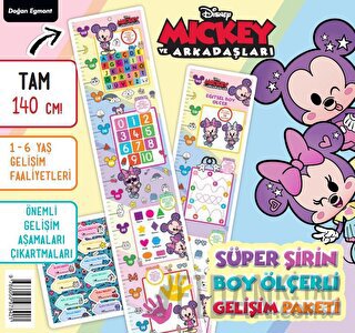 Disney Mickey Ve Arkadaşları Süper Şirin Boy Ölçerli Gelişim Paketi Ko