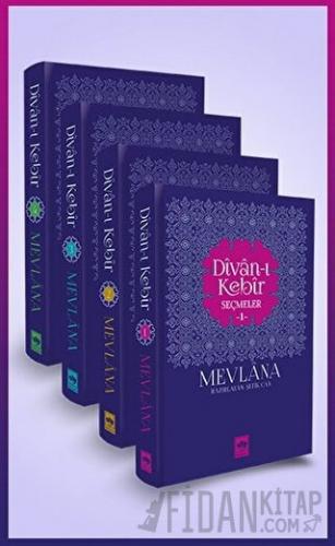 Divan-ı Kebir Seçmeler (4 Cilt Takım) (Ciltli)