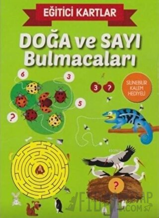 Doğa ve Sayı Bulmacaları - Eğitici Kartlar