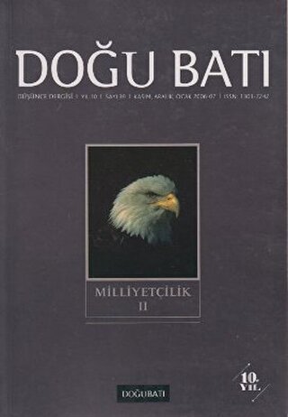 Doğu Batı Düşünce Dergisi Yıl: 10 Sayı: 39 - Milliyetçilik - 2
