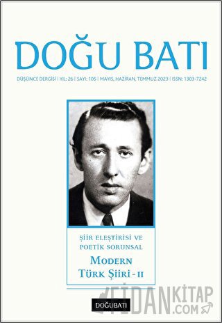Doğu Batı Düşünce Dergisi Yıl: 26 Sayı: 105 - Modern Türk Şiiri 2