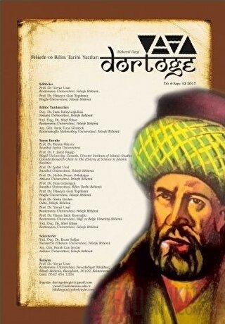 Dörtöğe Felsefe ve Bilim Tarihi Yazıları Hakemli Dergi Yıl: 6 Sayı: 12