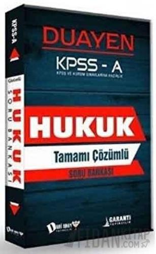Duayen KPSS - A Tamamı Çözümlü Soru Bankası