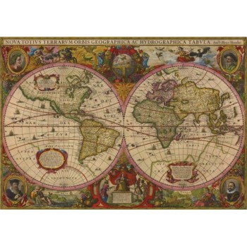 Dünya Haritası 1630 (Poster)