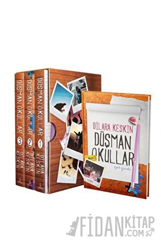 Düşman Okullar Serisi Set (3 Kitap) (Ciltli) Dilara Keskin