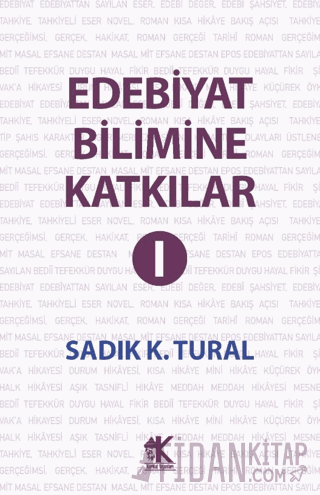 Edebiyat Bilimine Katkılar I