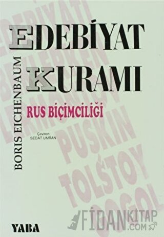 Edebiyat Kuramı Rus Biçimciliği