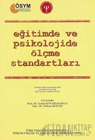 Eğitimde ve Psikolojide Ölçme Standartları