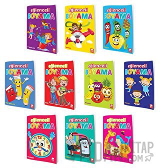 Eğlenceli Boyama Seti - 10 Kitap Takım