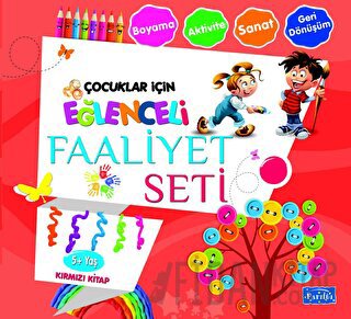 Eğlenceli Faaliyet Seti Kırmızı Kitap – 5 Yaş Üzeri Kolektif