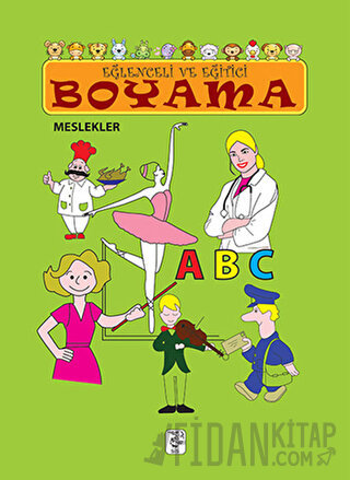 Eğlenceli ve Eğitici Boyama - Meslekler