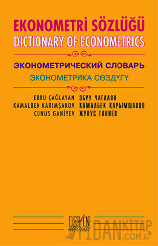 Ekonometri Sözlüğü